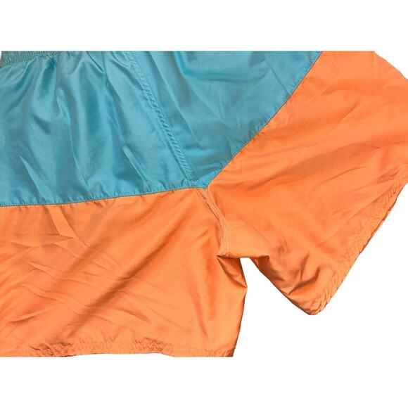 Guy Harvey Men's Swim Trunks size Medium Aqua Orange Lined - Picture 7 of 7